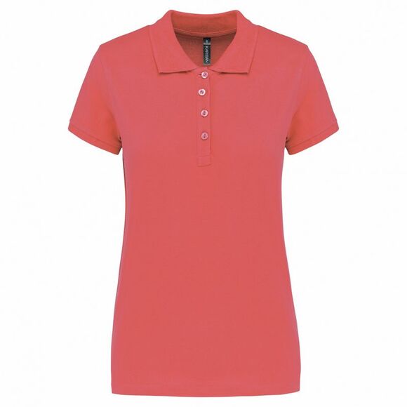 Kariban Tops - Kariban Womens/Ladies Pique Polo Shirt / True Coral